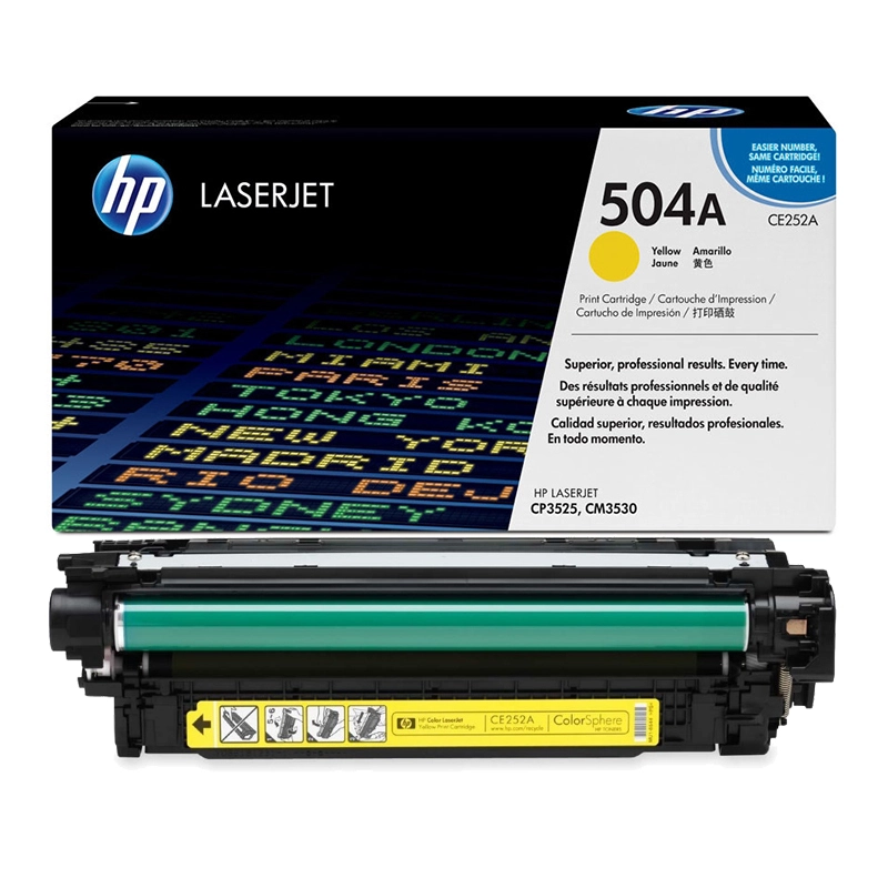 Заправка картриджа HP CE252A (504A)