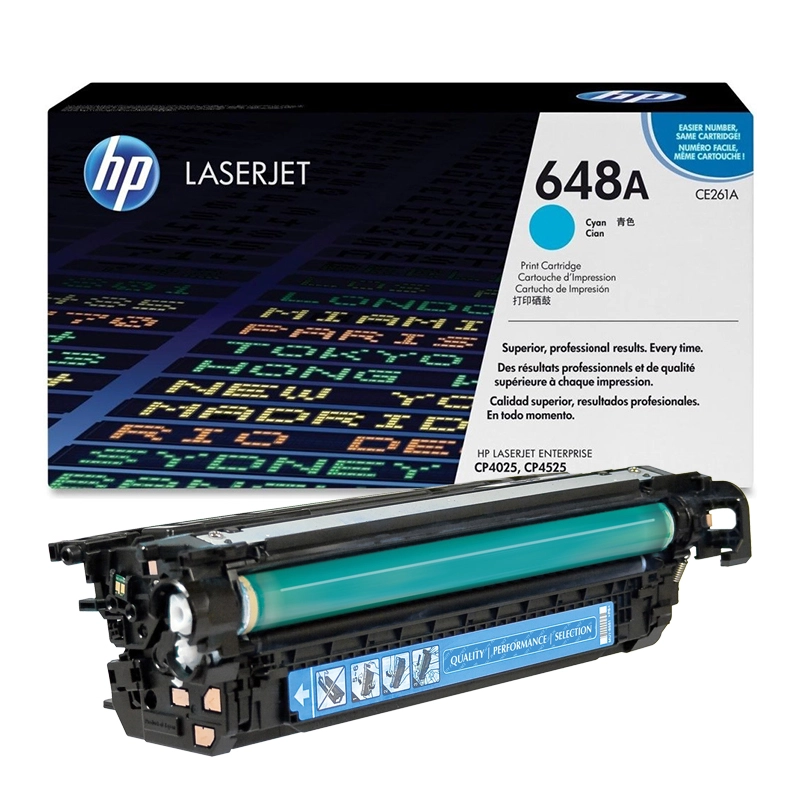 Заправка картриджа HP CE261A (648A)