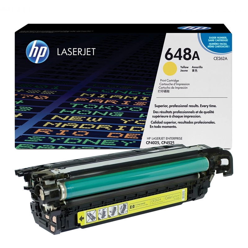 Заправка картриджа HP CE262A (648A)