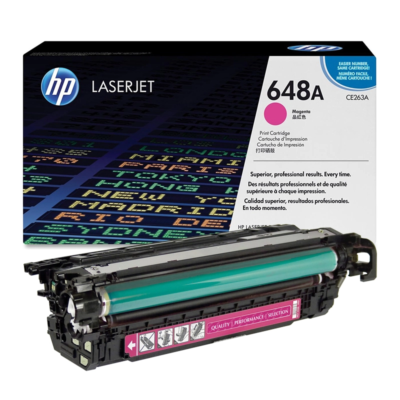 Заправка картриджа HP CE263A (648A)