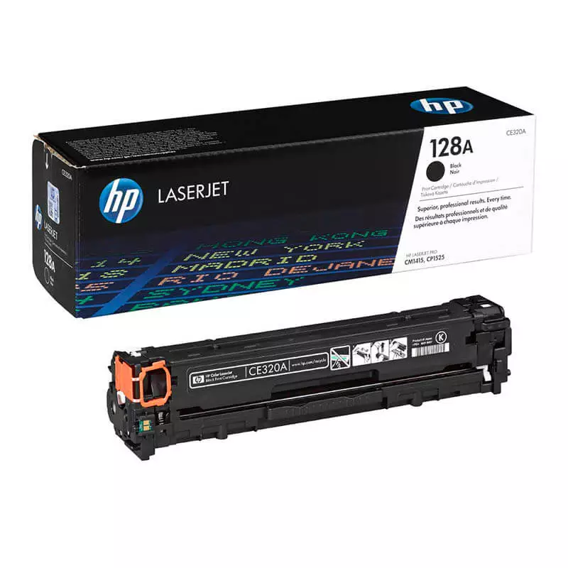Заправка картриджа HP CE320A (128A)