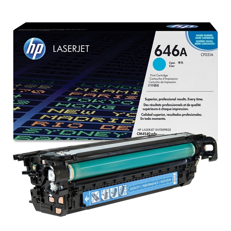Заправка картриджа HP CF031A (646A)