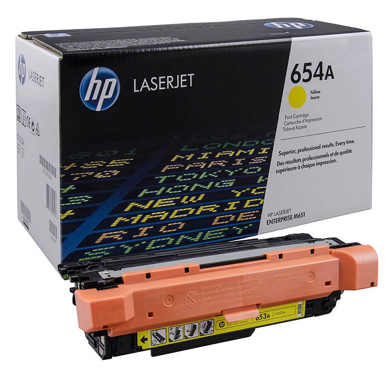 Заправка картриджа HP CF332A (654A)