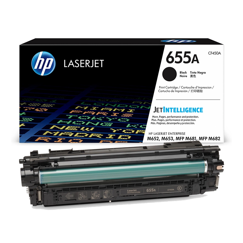 Заправка картриджа HP CF450A (655A)