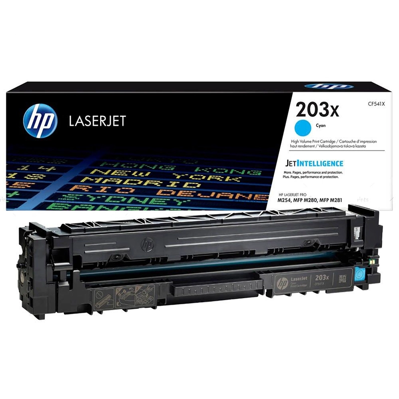 Заправка картриджа HP CF541X (203X)
