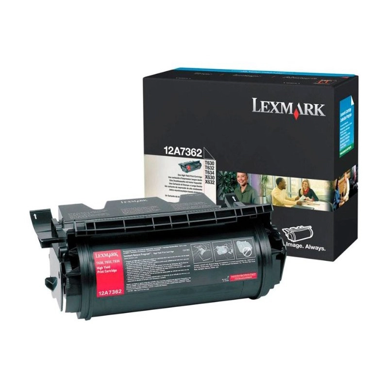 Заправка картриджа Lexmark 12A7362