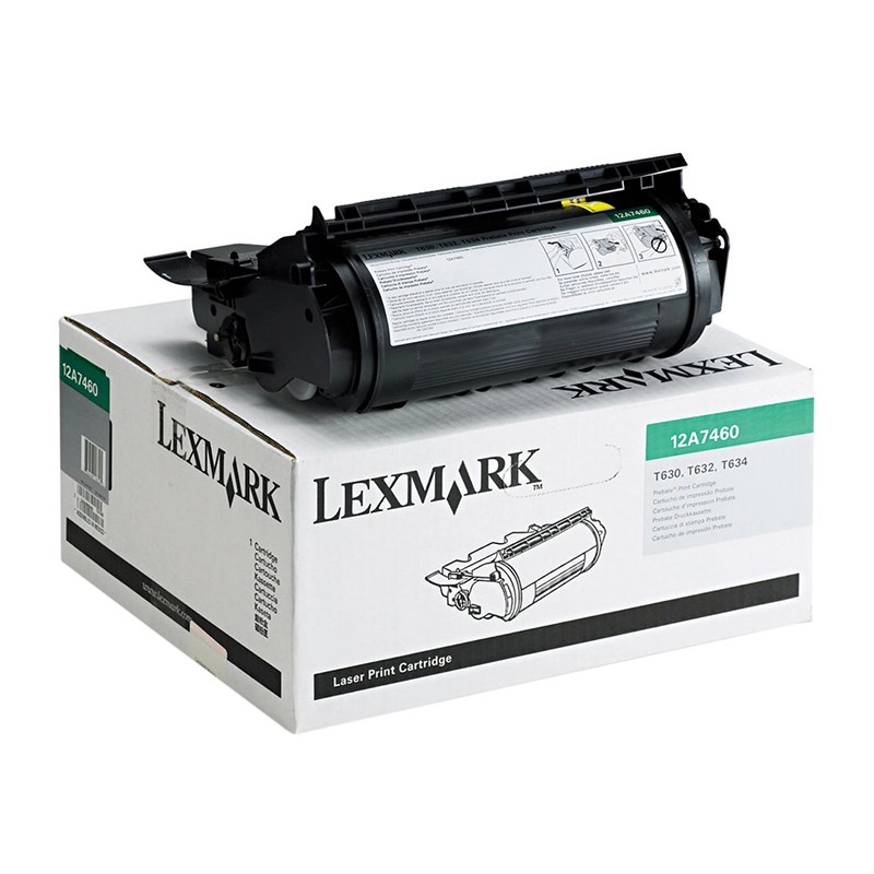 Заправка картриджа Lexmark 12A7460