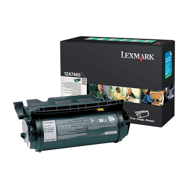 Заправка картриджа Lexmark 12A7465