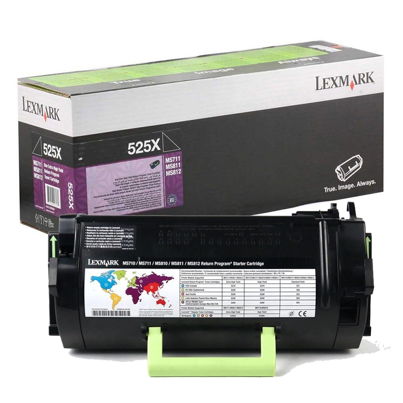 Заправка картриджа Lexmark 525X (52D5X00)