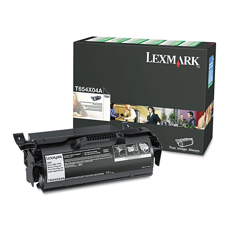 Заправка картриджа Lexmark T654X04E