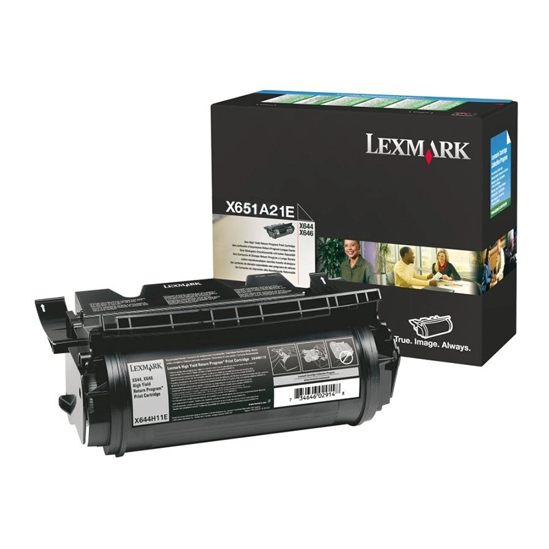 Заправка картриджа Lexmark X651A21E